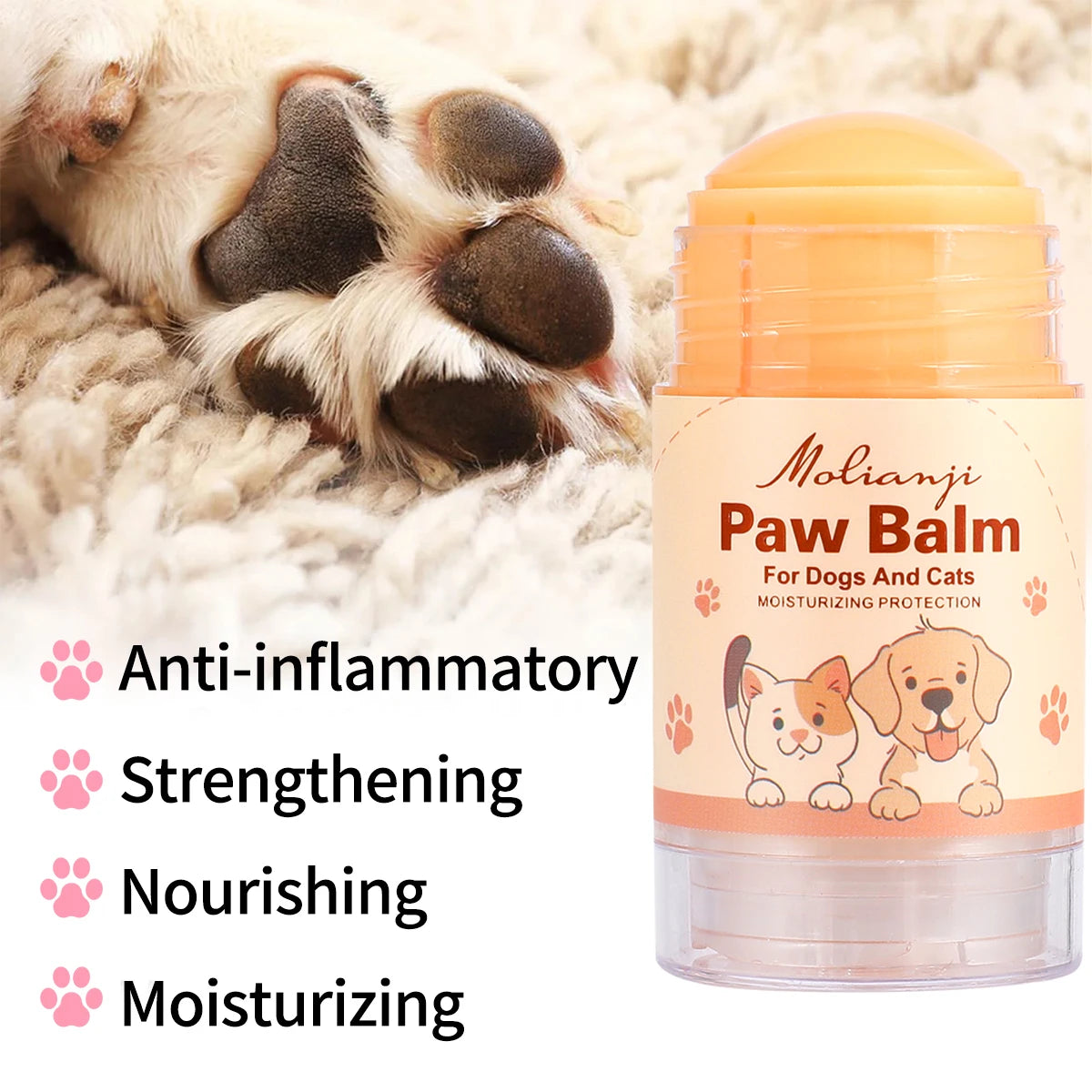 Pet Anti Cracking Moisturizing Paw and Nose Care