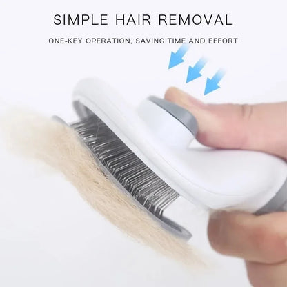 Pet Brush For Grooming Removes Hair