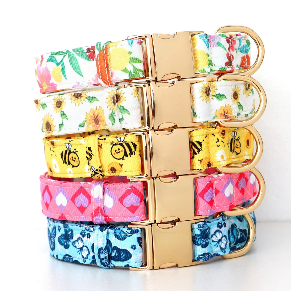 Spring Adjustable Nylon Pet Collar