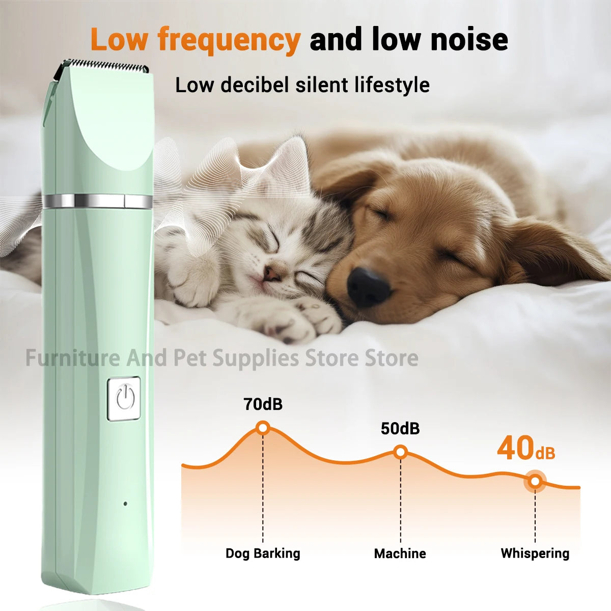4-in-1 Electric Pet Multi functional Beauty Hair Clipper Rechargeable