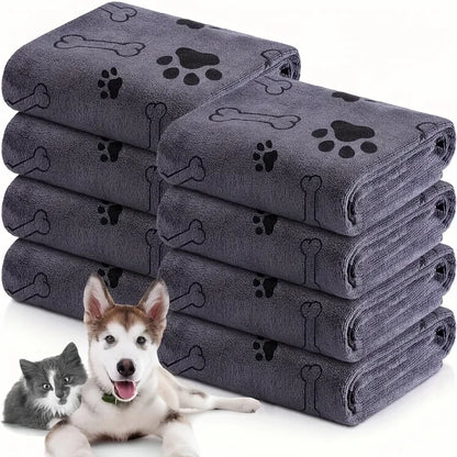 Quick-Drying Microfiber Absorbent Pet Towel