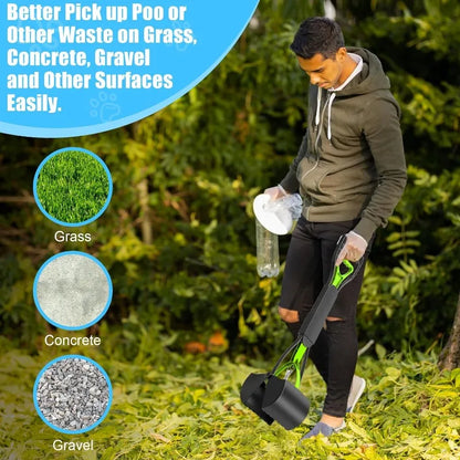 Heavy Duty Long-Handle Pooper Scooper