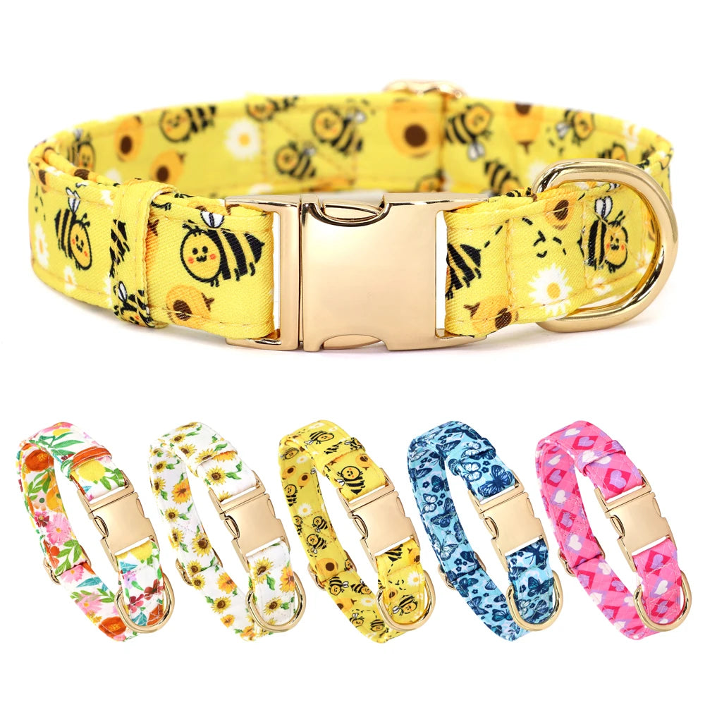 Spring Adjustable Nylon Pet Collar