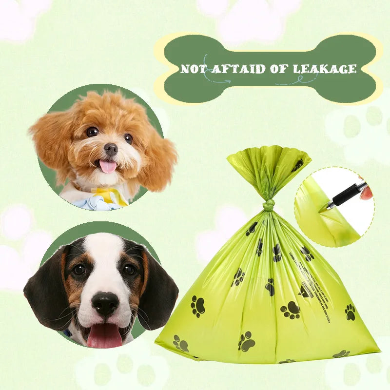 Degradable Paw-Print Waste Bags