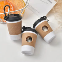 Coffee Cup Style Dog Poop Bag Holder