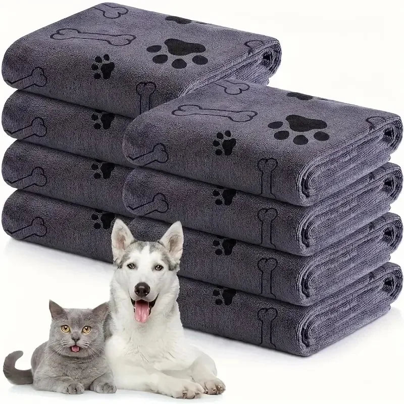 Quick-Drying Microfiber Absorbent Pet Towel