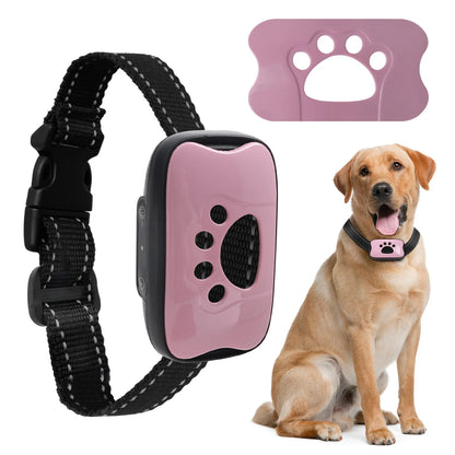 Anti Barking Device USB Rechargeable Dogs Training Collar Ultrasonic Stop Barking Vibration and Beep