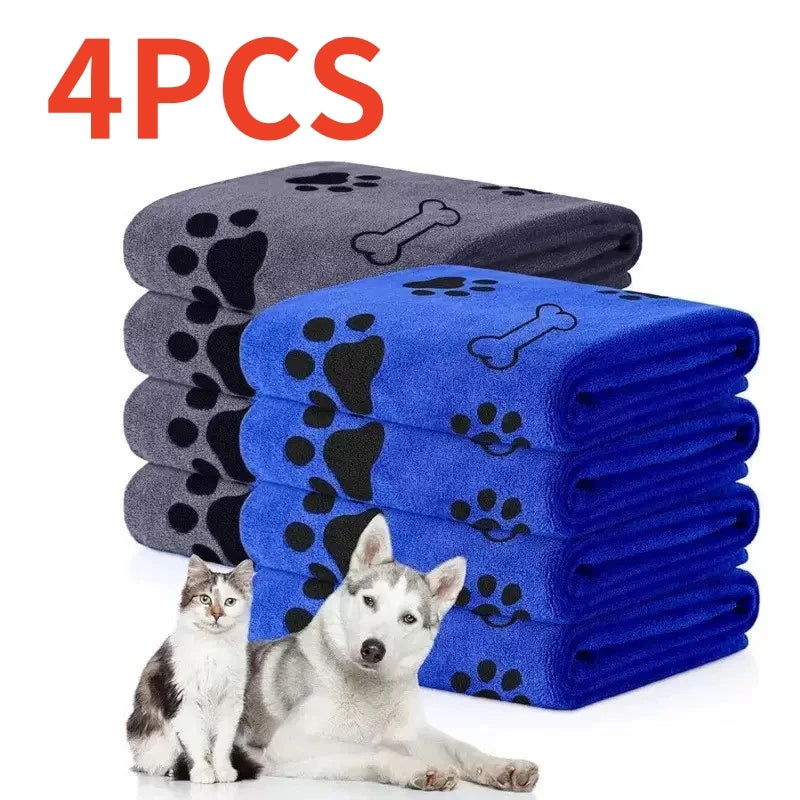 Quick-Drying Microfiber Absorbent Pet Towel