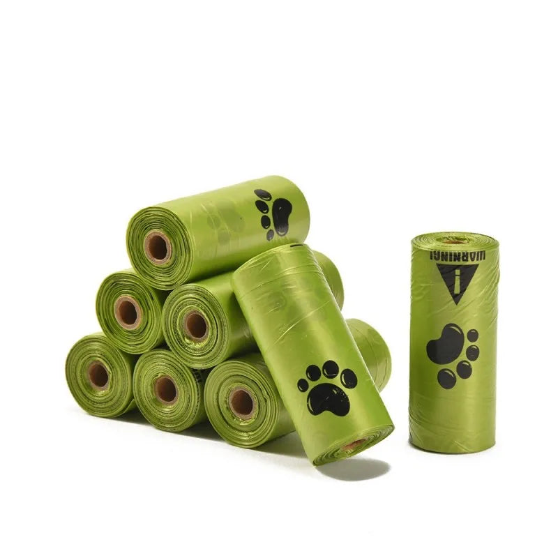 Degradable Paw-Print Waste Bags