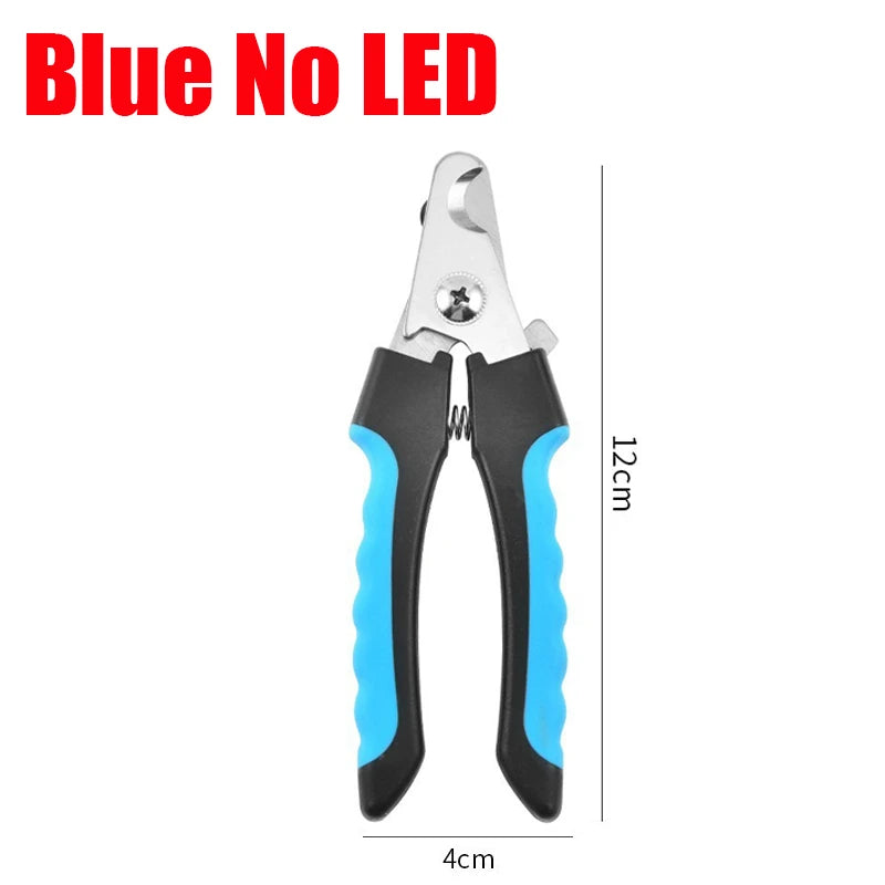 Professional Pet Nail Clipper With LED Light