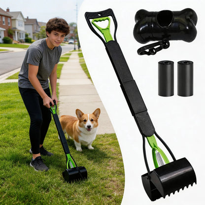 Heavy Duty Long-Handle Pooper Scooper