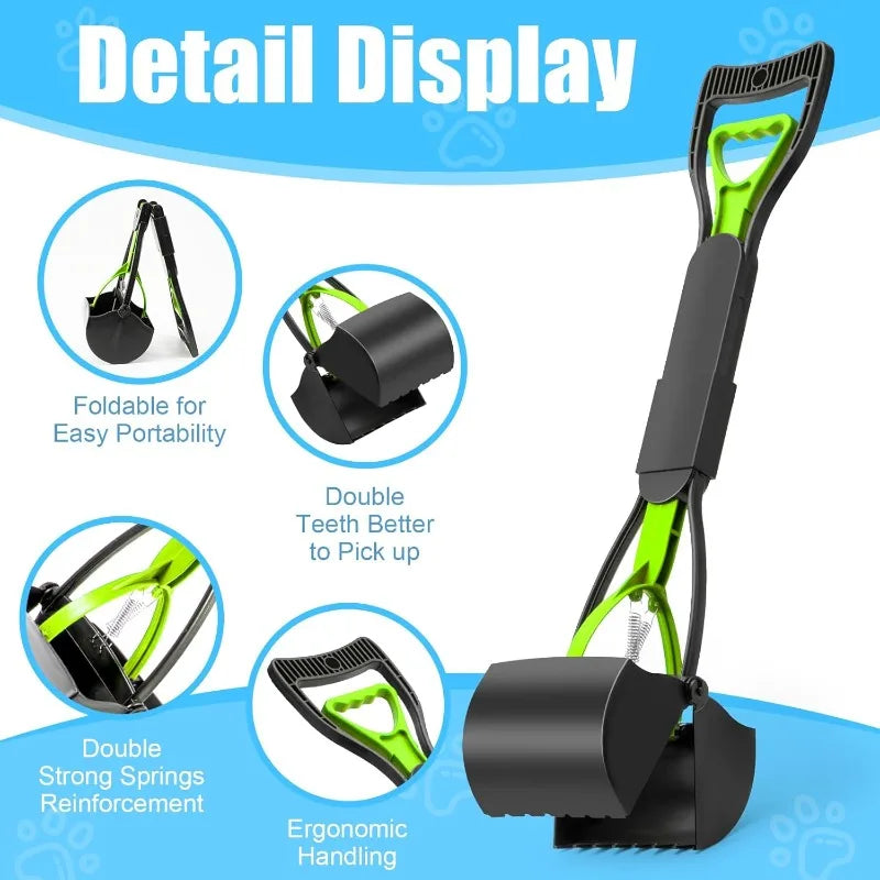 Heavy Duty Long-Handle Pooper Scooper