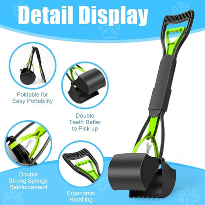 Heavy Duty Long-Handle Pooper Scooper