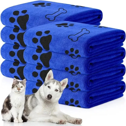 Quick-Drying Microfiber Absorbent Pet Towel