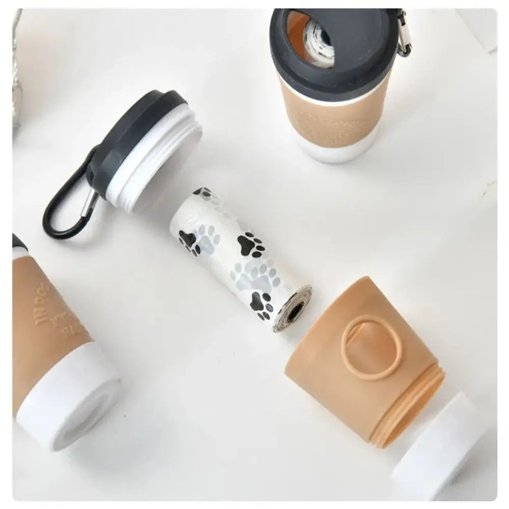 Coffee Cup Style Dog Poop Bag Holder