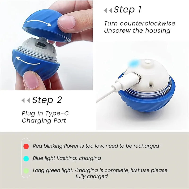 Smart Ball: Electronic Interactive Pet Toy