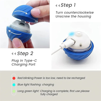 Smart Ball: Electronic Interactive Pet Toy