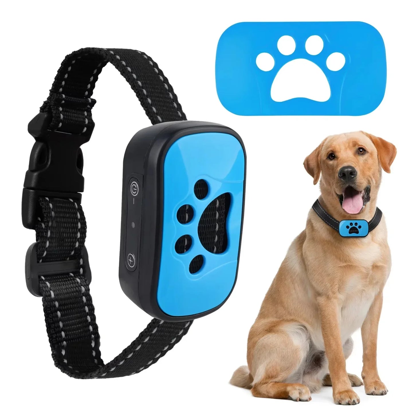 Anti Barking Device USB Rechargeable Dogs Training Collar Ultrasonic Stop Barking Vibration and Beep