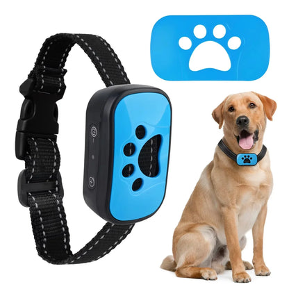 Anti Barking Device USB Rechargeable Dogs Training Collar Ultrasonic Stop Barking Vibration and Beep