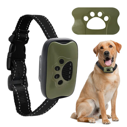 Anti Barking Device USB Rechargeable Dogs Training Collar Ultrasonic Stop Barking Vibration and Beep