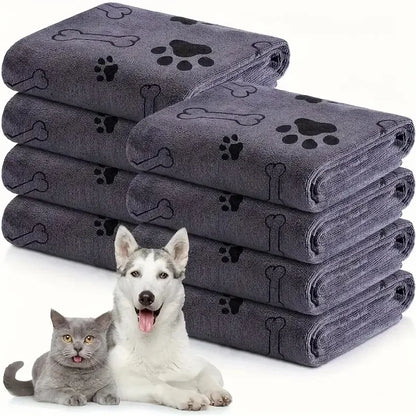 Quick-Drying Microfiber Absorbent Pet Towel